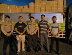 Polres Aceh Tengah Kawal Logistik Surat Suara Pemilu 2024 Menuju Gudang Logistik KIP