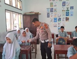 Saweu Sikula, Satlantas Polres Aceh Tengah Ajak Pelajar Tertib Berlalu Lintas