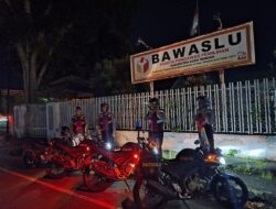 Jaga Kamtibmas Jelang Pemilu, Satuan Samapta Polres Aceh Tengah Perkuat Patroli Kota Presisi Ke KIP, Bawaslu dan Gudang Logistik
