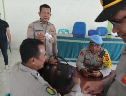Polres Aceh Tengah Pastikan Kesehatan Personil Pasca Pengamanan TPS Pemilu 2024 Tetap Prima