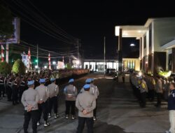 Kapolres Aceh Tengah Pimpin Apel Pelepasan Tugas Personel BKO Polda Aceh.