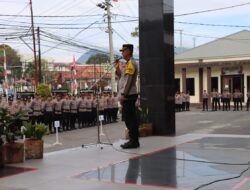 Apel Konsolidasi Pasca Pemungutan Suara, Kapolres Aceh Tengah : Terima Kasih Pengamanan TPS Berjalan Aman Kondusif