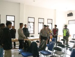 Hari Ketiga Pleno Rekapitulasi Kapolres Monitoring Gudang Logistik PPK Kecamatan Bintang