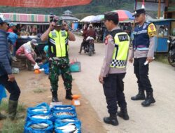 Sinergitas TNI-Polri, Polsek Jagong Jeget Dan Koramil 06 Gelar Patroli Bersama