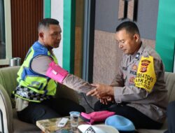 Pastikan Kesehatan Personel Pengamanan Pemilu 2024 Prima, Si Dokkes Kembali Lakukan Pemeriksaan Kesehatan