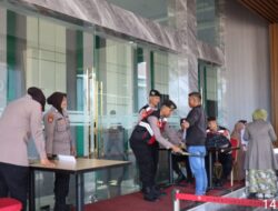 Pastikan Rapat Pleno Hari Ke-3 Aman, Kapolres Pimpin Langsung Pengamanan