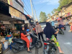 Antisipasi Kepadatan Kendaraan di Pasar Jajanan Takjil, Kapolres Aceh Tengah Kerahkan Personilnya
