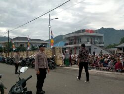 Personel Polres Aceh Tengah Laksanakan Pengamanan Shalat Idul Fitri 1445 H