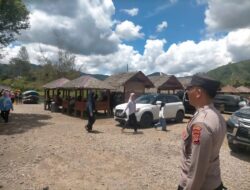 Patroli Sambang Libur Ahir Pekan, Polsek Pegasing Sampaikan Pesan Kamtibmas Kepada Pengunjung Dan Pengelola Wisata