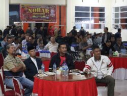 Polisi Aceh Tengah Nobar Semifinal Piala AFC Asia Bersama Masyarakat Dukung Timnas U-23