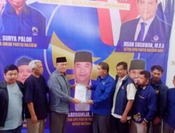 Ir.Tagore Abubakar Resmi Mendaftar Sebagai Bakal Calon Bupati Bener Meriah Ke Partai Nasdem 