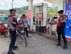 Cegah Kejahatan Dan Premanisme, Tim Patroli Presisi Samapta Polres Aceh Tengah Sambangi Titik Keramaian