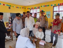 Kapolres Hadiri Bakti Sosial Serta Launching Pencegahan Stunting Dan Peningkatkan Imunisasi Terhadap Anak
