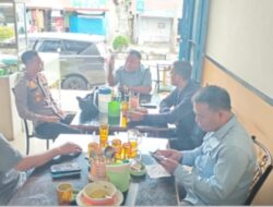 Kapolsek Linge Gelar Coffee Morning Bersama General Manager PT Tusam Hutan Lestari, Bahas Pencegahan Karhutla