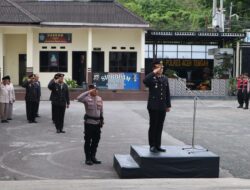 Peringati Hari Lahir Pancasila, Polres Aceh Tengah Gelar Upacara Di Mapolres Setempat