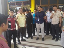 Polres Aceh Barat Lakukan Pengamanan Aksi Damai di Kantor PLN Meulaboh Aceh Barat