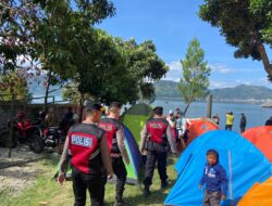 Patroli KRYD Antisipasi Guantibmas, Samapta Polres Aceh Tengah Sambangi Lokasi Wisata