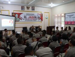 Peringati Hut Bhayangkara, Polres Aceh Tengah Gelar Sosialisasi Sejarah Kepahlawanan KJP (P) M. Jasin Dan Polisi Istimewa