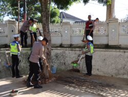 Sambut Hari Bhayangkara Ke-78, Polres Aceh Tengah Gelar Bakti Sosial Di Masjid