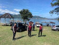 Lebaran Hari Kedua Perayaan Idul Adha, Samapta Polres Aceh Tengah Patroli Lokasi Wisata Di Kabupaten Setempat