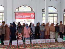 Serentak Se-Indonesia, Polres Aceh Tengah Bagikan Ratusan Paket Sembako Dan Beasiswa