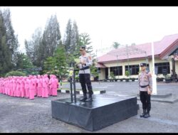 Upacara Korp Raport, 25 Personel Bintara Dilingkungan Polres Bener Meriah Naik Pangkat