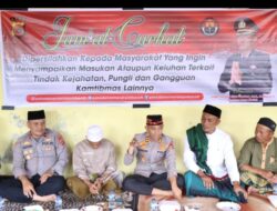 Kapolres Bener Meriah Gelar Jumat Curhat Bersama Masyarakat Kampung Karang Rejo