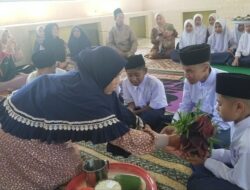 Proses munyerahan murid ku Tengku guru di SMP-N 40 takengon
