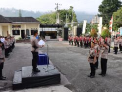 Wakapolres Aceh Tengah Di Ganti, Kapolres Pimpin Serah Terima Jabatan