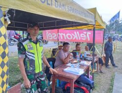 HUT RI Ke 79 Babinsa Koramil 03/Srw Aktif Pantau Keamanan Agar Acara Berjalan Lancar