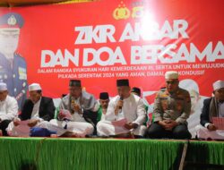 Polres Aceh Tamiang Gelar Zikir Akbar dan Doa Bersama Dalam Rangka Syukuran Hari Kemerdekaan RI