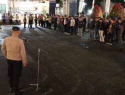 Jaga Kondusifitas Kamtibmas, Polres Aceh Tengah Gelar Patroli Dan Razia Gabungan