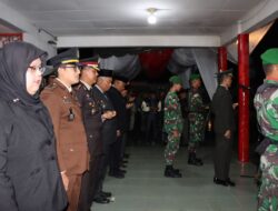 Kapolres Hadiri Apel Kehormatan Dan Renungan Suci Di Makam Taman Pahlawan Aceh Tengah