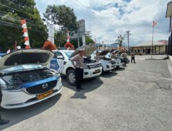 Jelang PON XXI Aceh-Sumut 2024, Sat Lantas Polres Aceh Tengah Cek Kesiapan Randis
