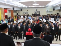 Ketua Pengadilan Negeri Takengon Lantik 30 Anggota DPRK Aceh Tengah Masa Jabatan 2024- 2029
