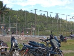 Latihan persiapan Turnamen Voli tingkat dusun Se kemukiman Gelung Perajah.