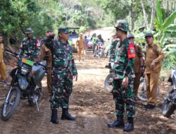 Tim Wasev Mabes TNI Kunjungi Lokasi TMMD ke-121 Kodim 0106/Ateng