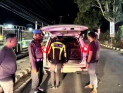 Jaga Kondusifitas Jelang Pilkada, Polres Aceh Tengah Gencar Lakukan Razia Malam