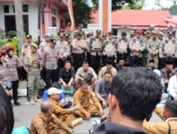 Polres Aceh Tengah Kerahkan Ratusan Personel Amankan Unjuk Rasa Mahasiswa