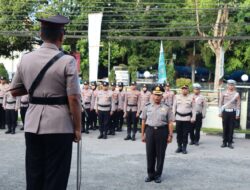 Pimpin Upacara Kenaikan Pangkat Pengabdian, Kapolres Aceh Tengah : Tingkatkan Keterampilan Dan Optimalkan Pelayanan Masyarakat