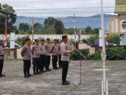 Pimpin Apel Pengamanan Babak Penyisihan Pacu Kuda PON Aceh-Sumut XXI, Kapolres Kerahkan Ratusan Personel