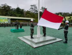 Kasdim 0117/Aceh Tamiang Pimpin Upacara Bendera Mingguan