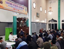 Safari Subuh Berkah Di Masjid Al Abrar, Wakapolres Ajak Jaga Kamtibmas Dan Sukseskan Pilkada Di Aceh Tengah