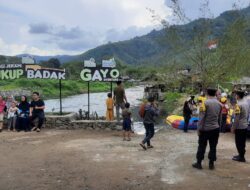 Patroli Libur Ahir Pekan Di Objek Wisata Polisi Berikan Himbauan Kamtibmas