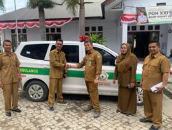 Puskesmas Linge Terima 1 Unit Mobil Ambulan Dari Dinas Kesehatan Kabupaten Aceh Tengah.