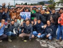 Ratusan Becak Bermotor Aceh Tengah Deklarasi Dukung Paslon Alaidin-Anda Suhada