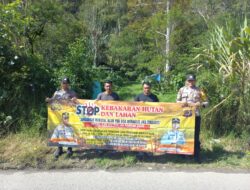 Cegah Karhutla Di Musim Kemarau, Jajaran Polres Aceh Tengah Tingkatkan Patroli Dan Sosialisasi