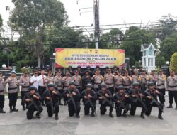 Kapolres Aceh Tengah Pimpin Apel Penerimaan Serpas BKO Brimob Polda Aceh