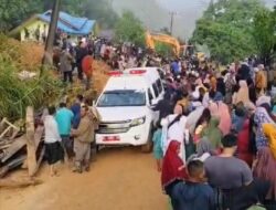 Tertimbun Tanah Longsor warga Ramung Jaya meninggal dunia di Aceh Tengah