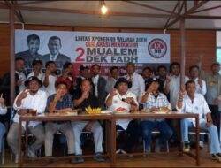 Lintas Xponen ‘98 Wilayah Aceh Deklarasi Dukung Mualem-Dek Fadh